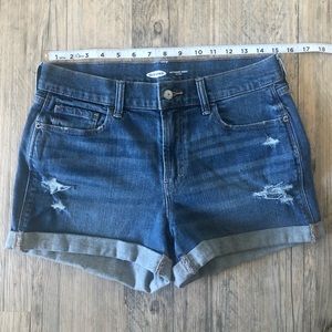 Old Navy Boyfriend Mid Rise Jean Shorts